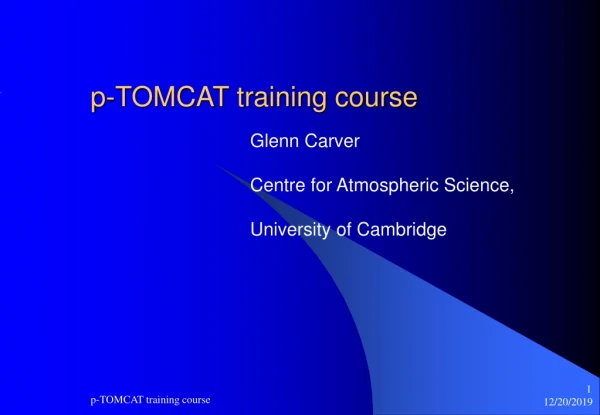 p-TOMCAT training course