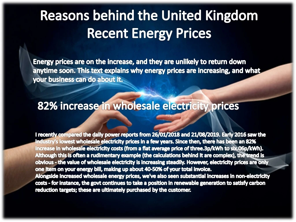 reasons behind the united kingdom recent energy