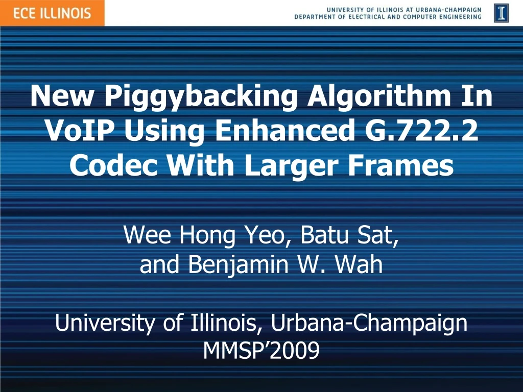 new piggybacking algorithm in voip using enhanced g 722 2 codec with larger frames