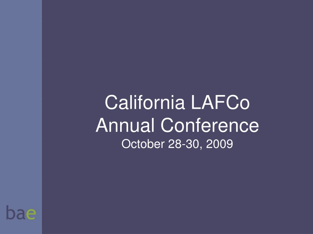 california lafco annual conference october