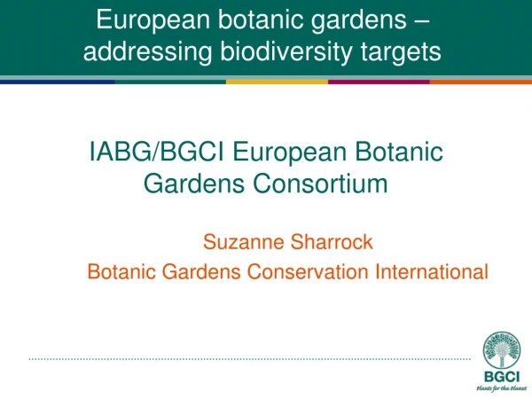 IABG/BGCI European Botanic Gardens Consortium