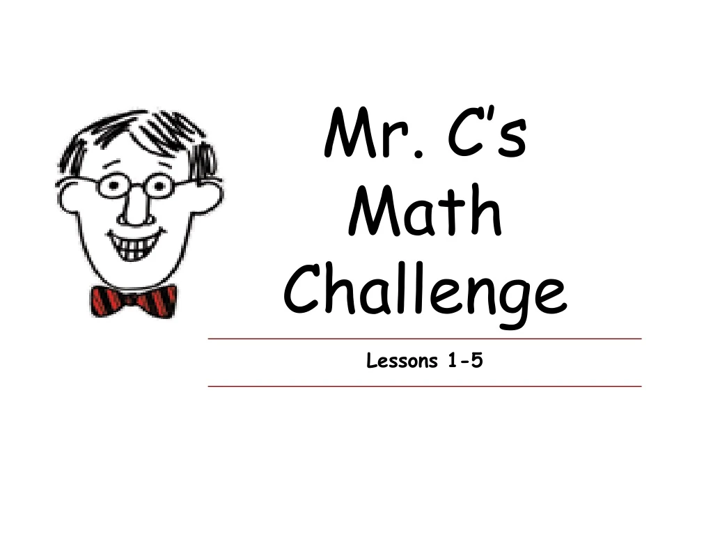 mr c s math challenge