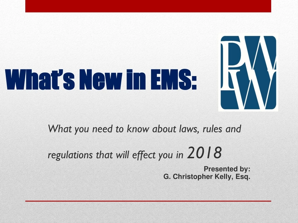 what s new in ems