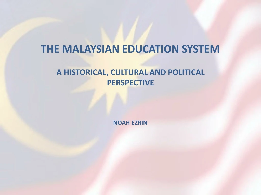 the malaysian education system