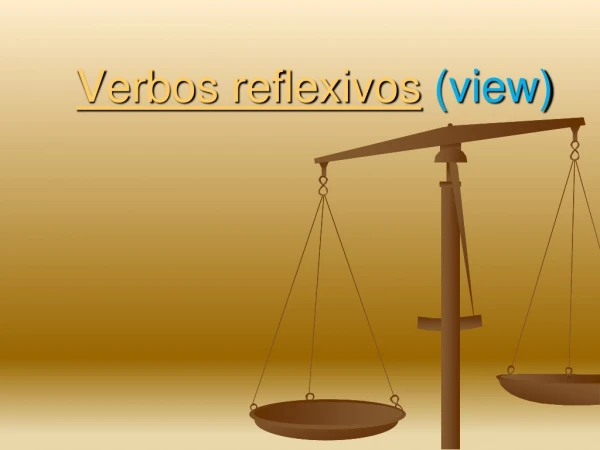 Verbos  reflexivos  (view)