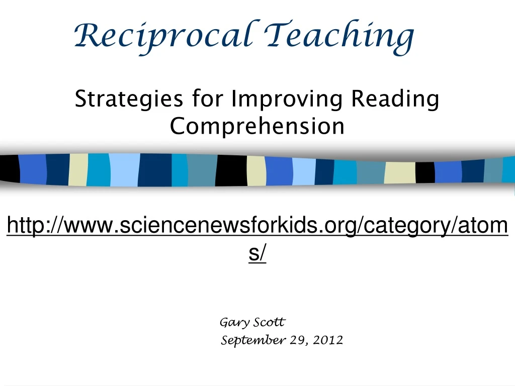 reciprocal teaching