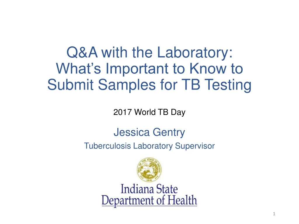 q a with the laboratory what s important to know to submit samples for tb testing