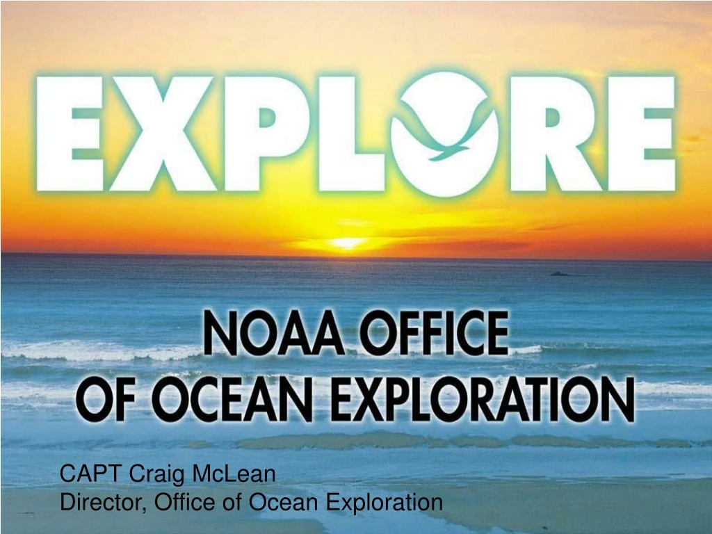 capt craig mclean director office of ocean