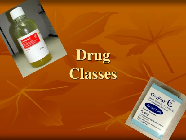 Drug  Classes