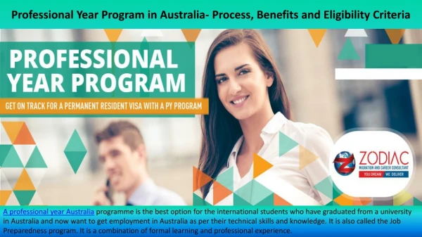 Professional Year Program in Australia- Process, Benefits and Eligibility Criteria