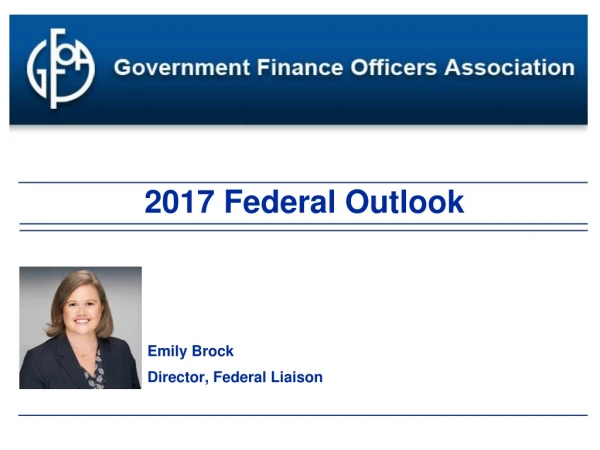 2017 Federal Outlook