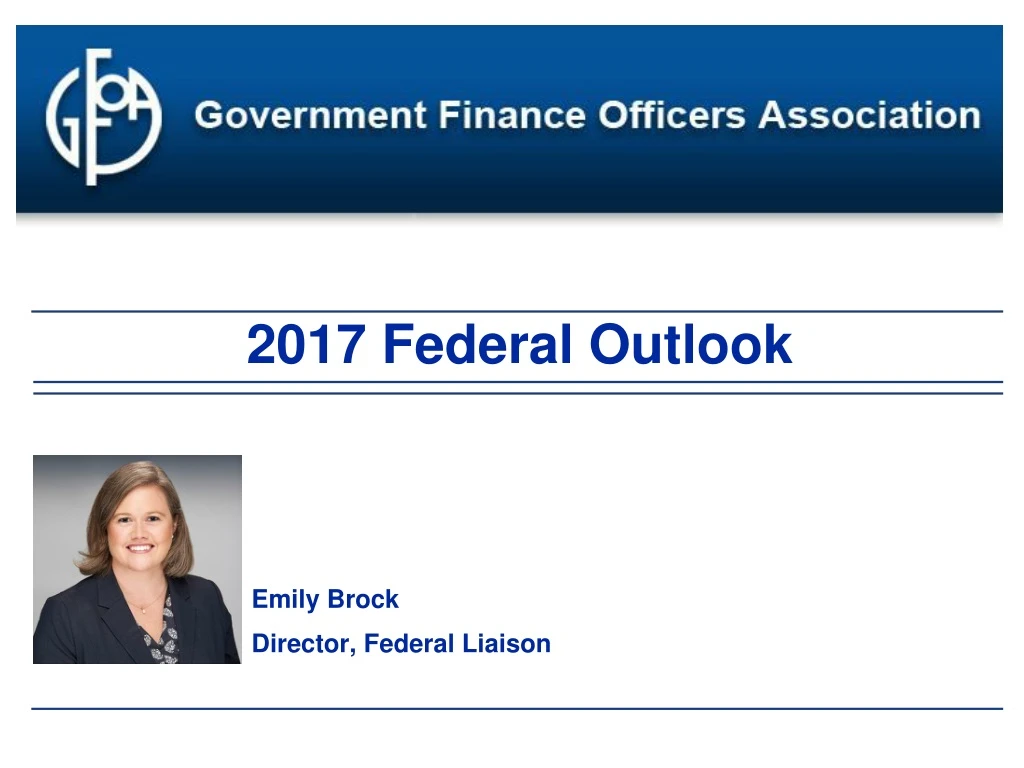 2017 federal outlook