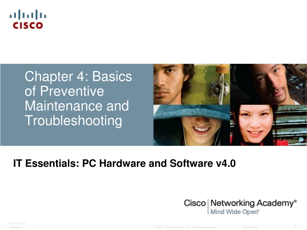 chapter 4 basics of preventive maintenance and troubleshooting