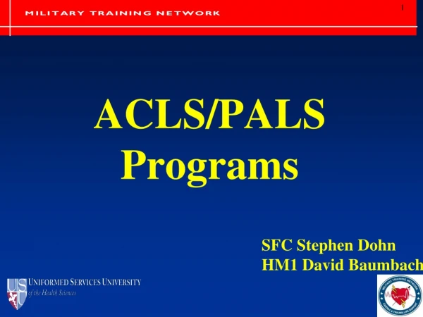 ACLS/PALS Programs