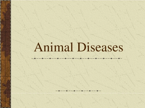 Animal Diseases