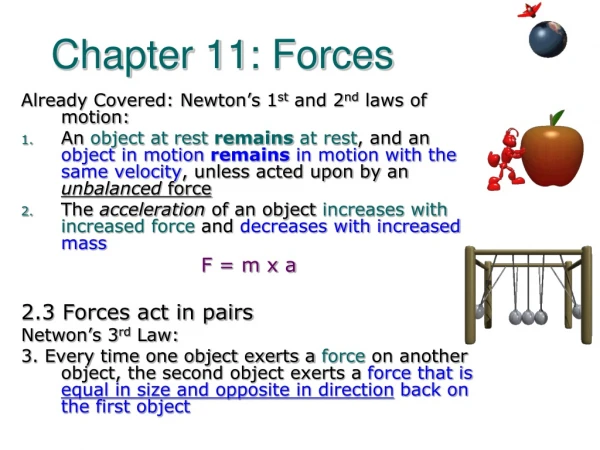 Chapter 11: Forces