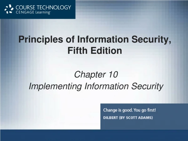 Principles of Information Security,  Fifth Edition