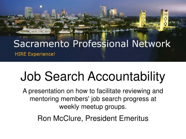 Job Search Accountability