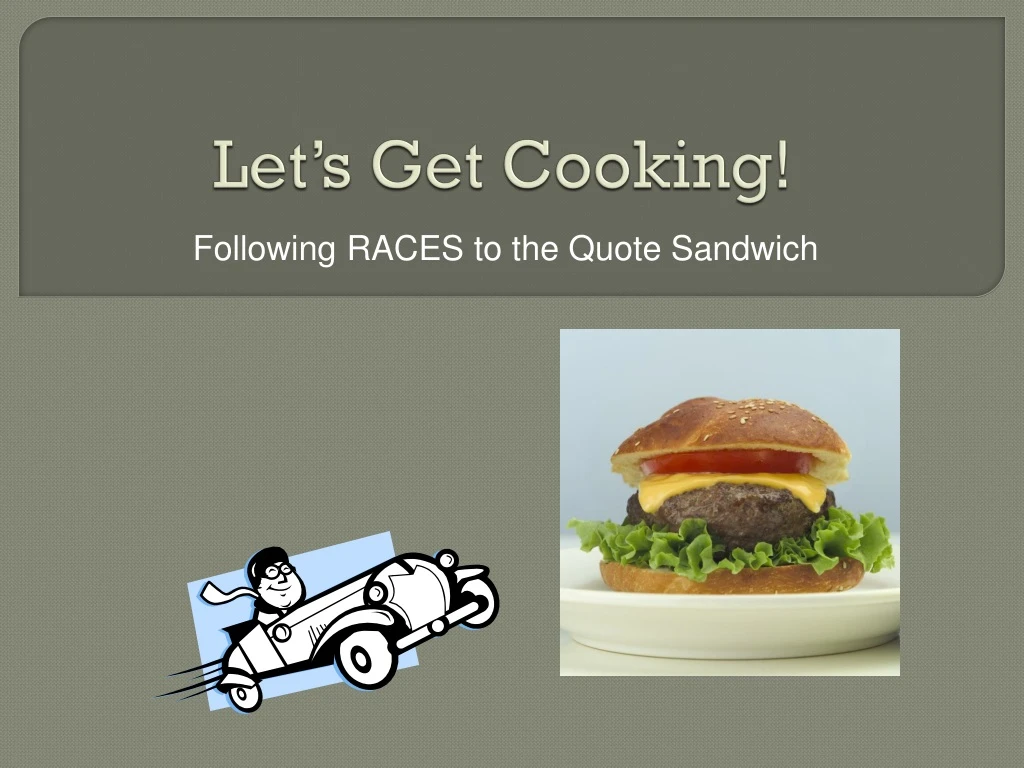 let s get cooking