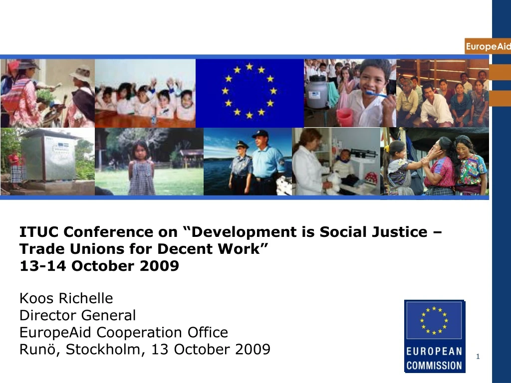 ituc conference on development is social justice