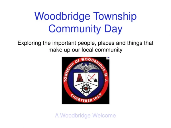 Woodbridge Township Community Day