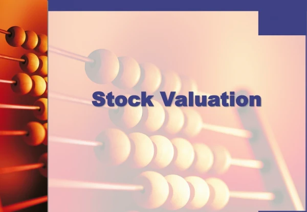 Stock Valuation