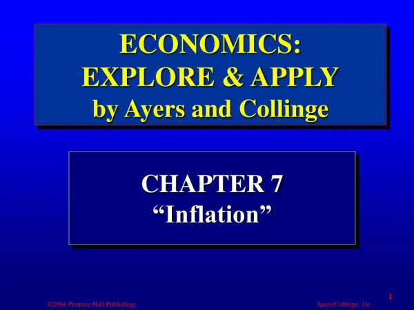 CHAPTER 7 “Inflation”