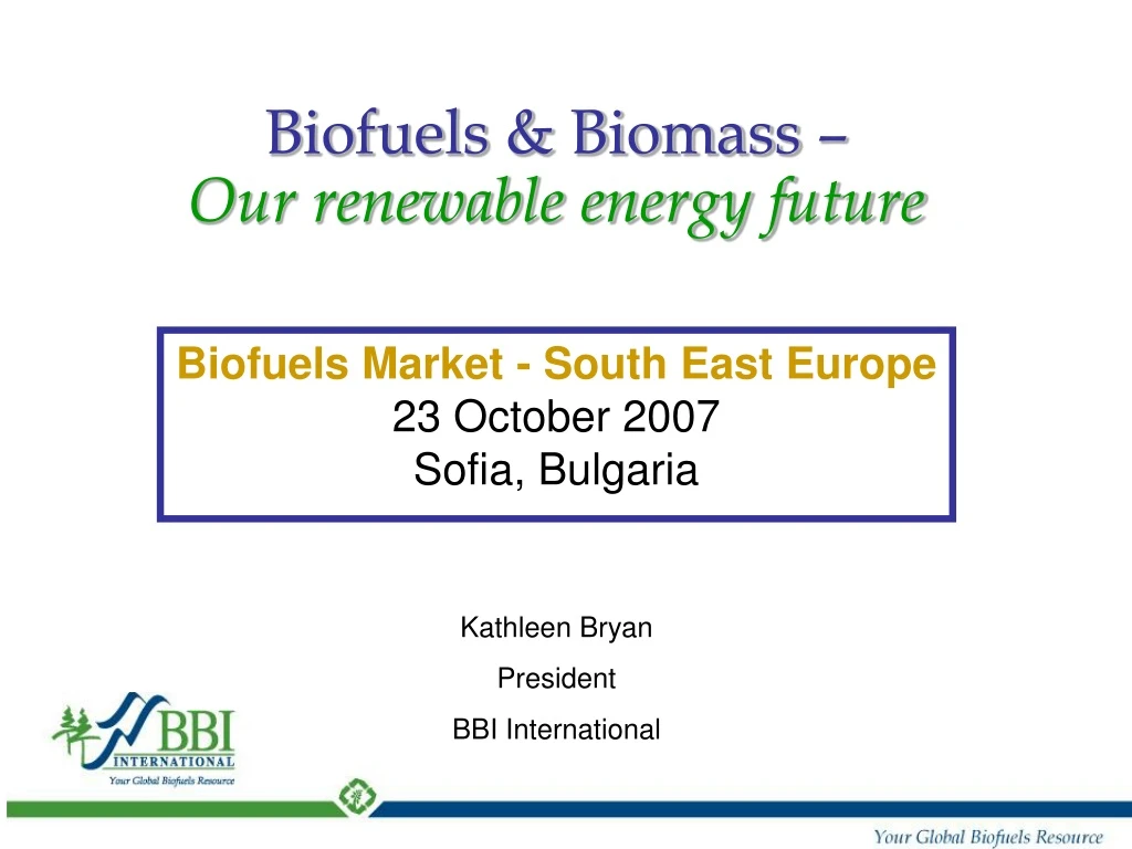 biofuels biomass our renewable energy future