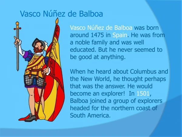 Vasco  Núñez de Balboa