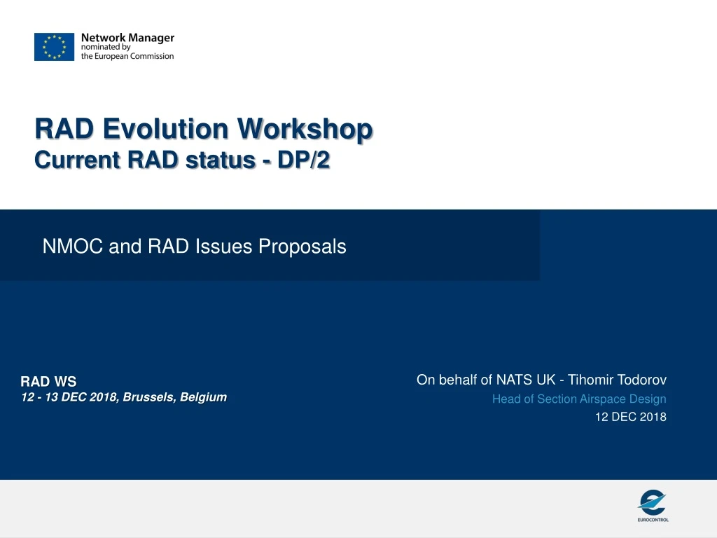 rad evolution workshop current rad status dp 2