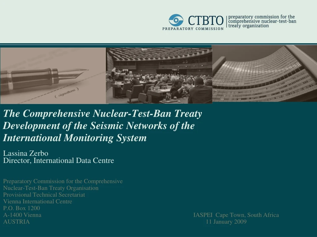 the comprehensive nuclear test ban treaty