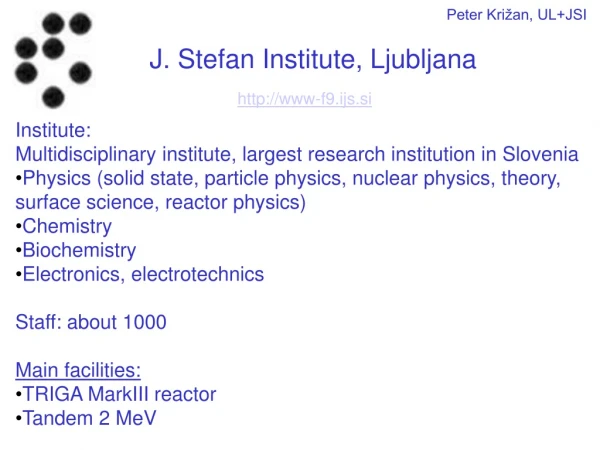 J. Stefan Institute, Ljubljana