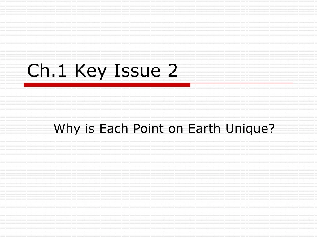 ch 1 key issue 2