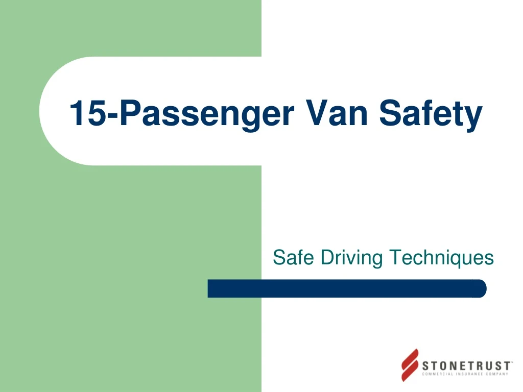 15 passenger van safety