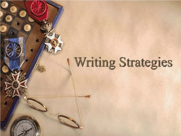 Writing Strategies