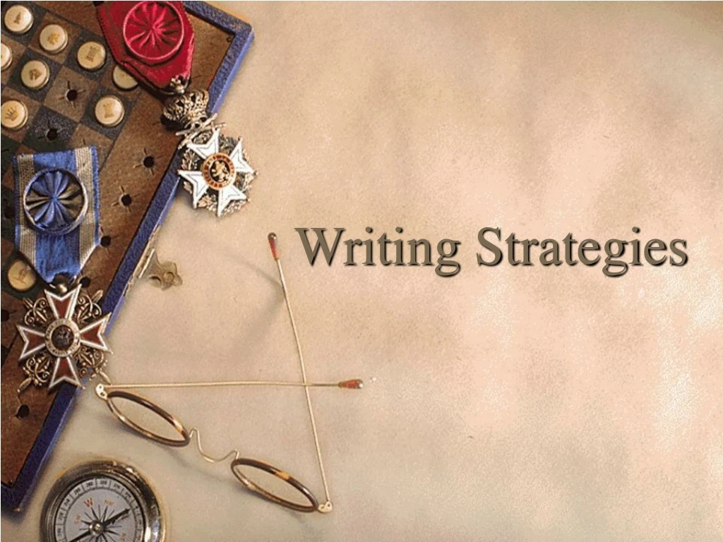 writing strategies