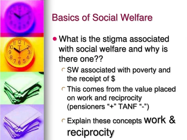 Basics of Social Welfare