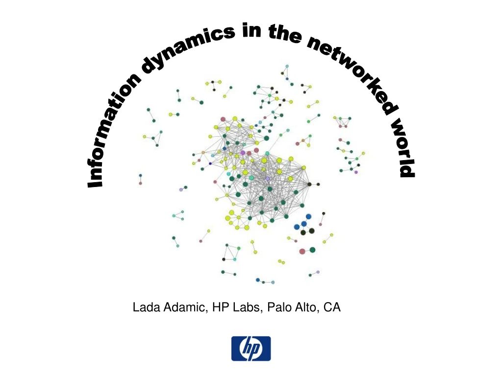 information dynamics in the networked world
