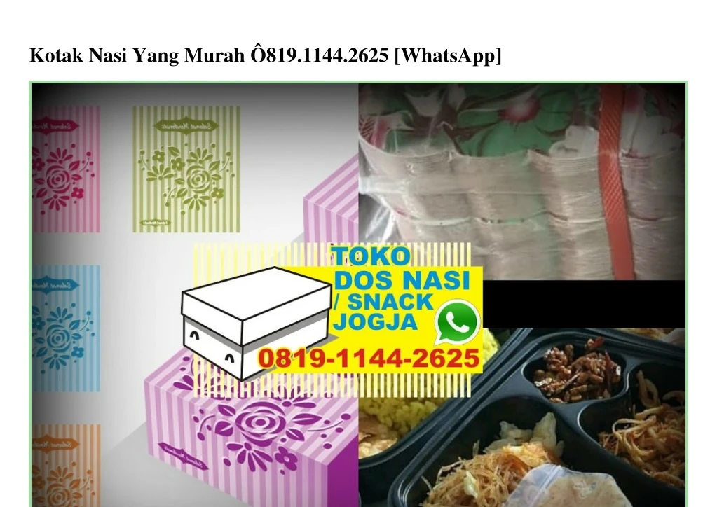 kotak nasi yang murah 819 1144 2625 whatsapp