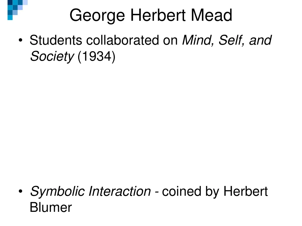 george herbert mead