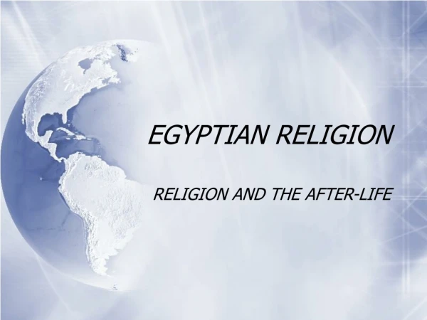 EGYPTIAN RELIGION