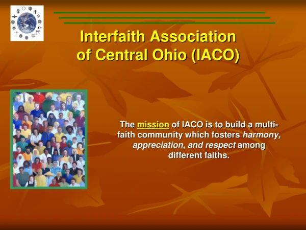 Interfaith Association  of Central Ohio (IACO)