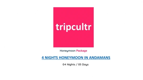 honeymoon package
