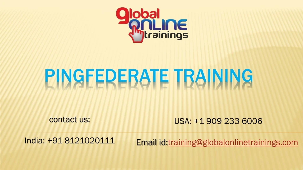 pingfederate training