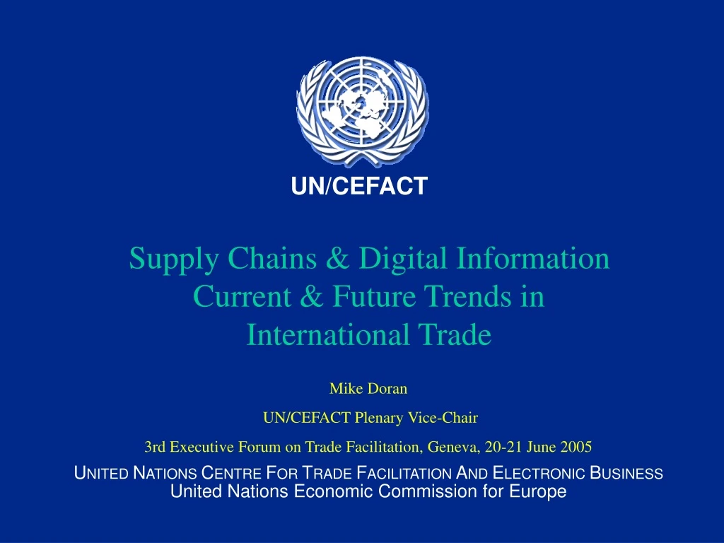 supply chains digital information current future trends in international trade