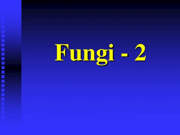 Fungi - 2