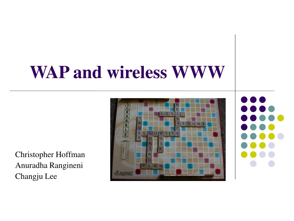 wap and wireless www