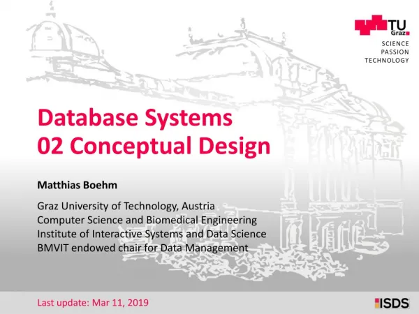 Database Systems 02 Conceptual Design