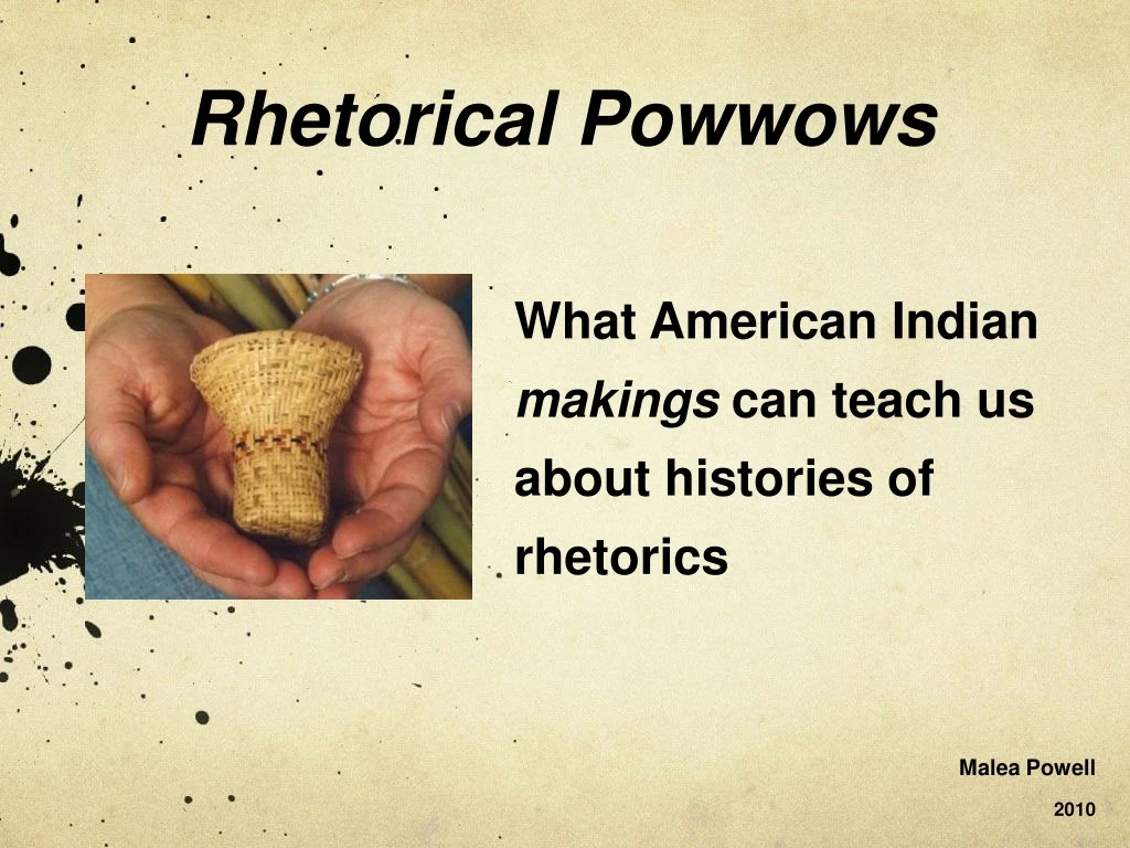 what american indian makings can teach us about histories of rhetorics