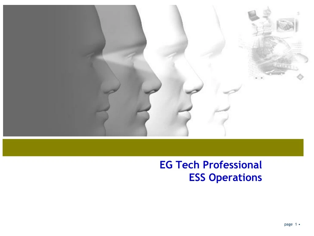 eg tech professional ess operations